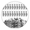 luis 100 Pcs Portagafete Metalico Con Banda Plastica Y Broche