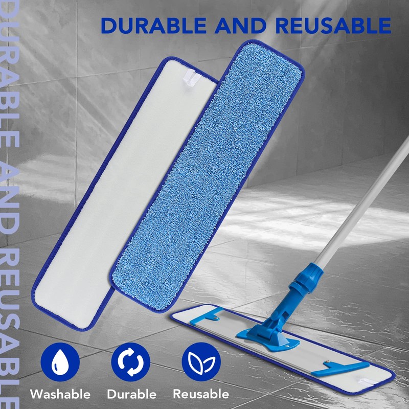 Replacement Microfiber Pad for Rubbermaid Commercial 18 inches Mop Head,