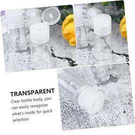 Minkissy 24pcs Refillable Lotion Bottles Travel Containers Cap for Toiletries Liquid Soap and Sunscreen Compact and Leak for Easy Carrying