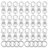 20X Detachable Swivel Lobster Clasp Clips Hook Alloy Key Ring
