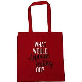 Hippowarehouse What Would Annalise Keating Do? Tote Shopping Gym Beach Bag 42cm x38cm, 10 litres