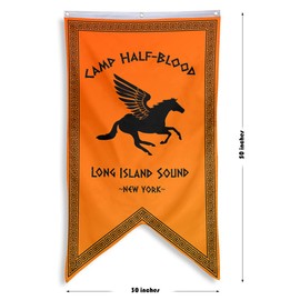 Yanbooch Half Blood Long Island Sound Banner Flag Man Cave Bed Room Home Office Party Decor 30x50 Inch (A)