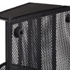 Relaxdays Desk Organizer, Metal Black, 18 x 25.5 x 10.5