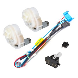 JONATURE Overhaul Kit Wiring Harness Gear Shifter Foot Switch Motor Gearbox for Peg Perego Power Pull Power Loader, Repair Replacement Parts for Children Ride On Car