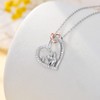 Shusukue Mama Bear Necklace with 2 Cubs Sterling Silver Forever