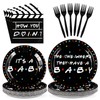 Greencian 96Pcs iFriends How You Doin Party Decorations, Serves 24