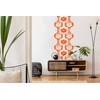 Retro Daisy Mid-Century Modern Wall Decal | Playful Retro Pattern,