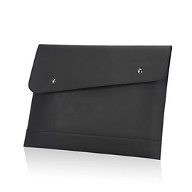 Envelope A4 Documents Folder Case,Convenient Business & Conference File Pu Leather Clutch Bag for Women and Men
