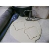AJT ELEPHANT HEAD FACE OUTLINE LARGEST LAND MAMMAL ZOO COOKIE