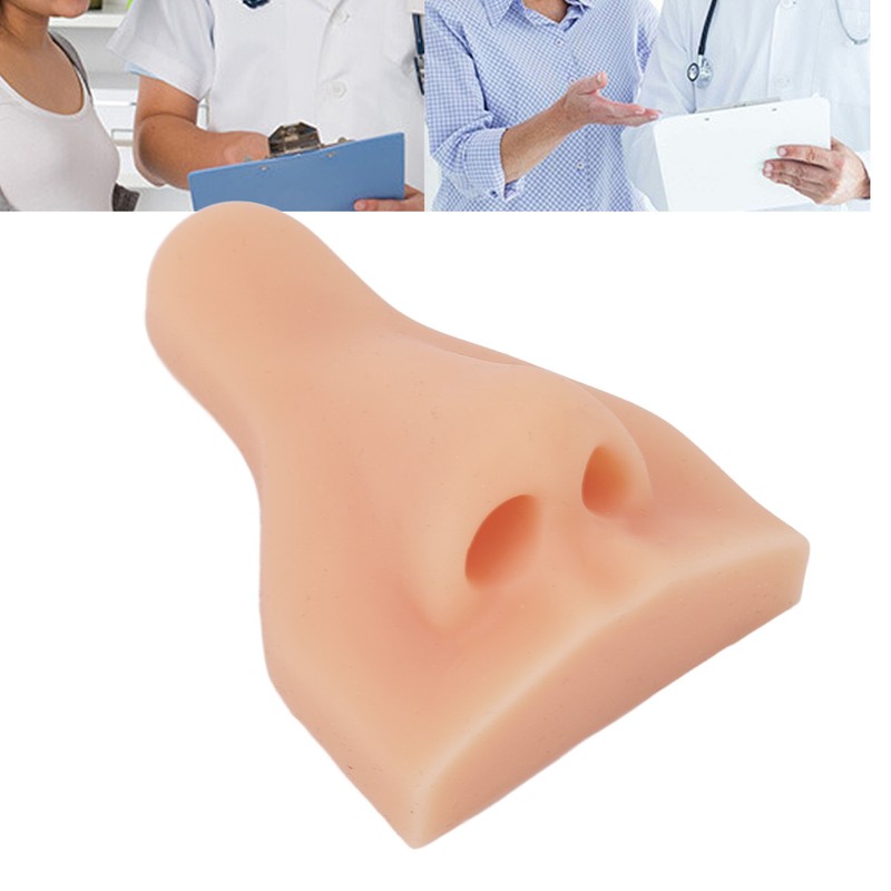 Silicone Nose Model Soft Flexible Simulation Nose for Teaching Instructions