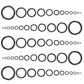 Rod Ceramic Guides Ring Set, 60Pcs Fishing Rod Eyes Repair Kit, 12 Size Fishing Rods Eye Replacement Kit Ceramic Guides Rings Replacement Set for Saltwater Freshwater