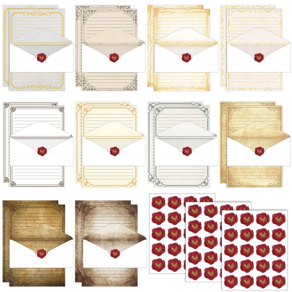 TaoBary 160 Packs Stationery Paper Set (50 Double Sided Stationery