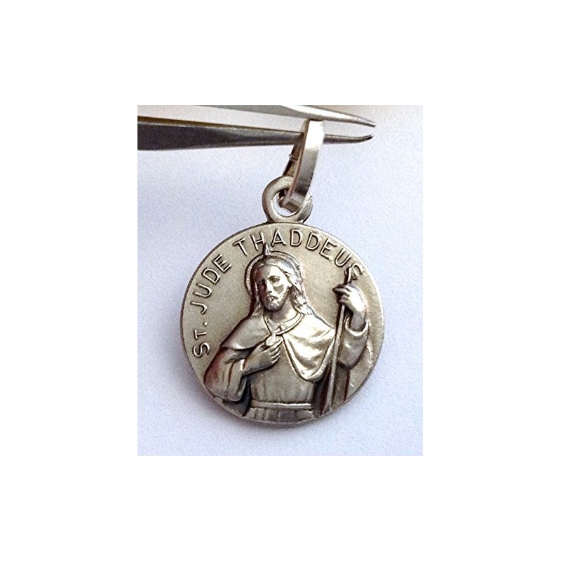 925 Sterling Silver Saint Jude Thaddeus Medal - Patron Saint