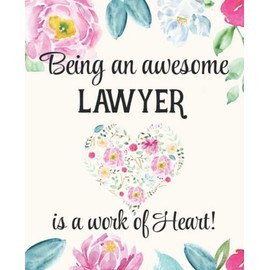 Lawyer Gifts: Work of Heart Sentimental Thank You Appreciation Present for Women Friends, Family or Coworkers