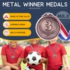 Hilitchi 5Pcs Bronze Award Medals - Olympic Style Winner Medals