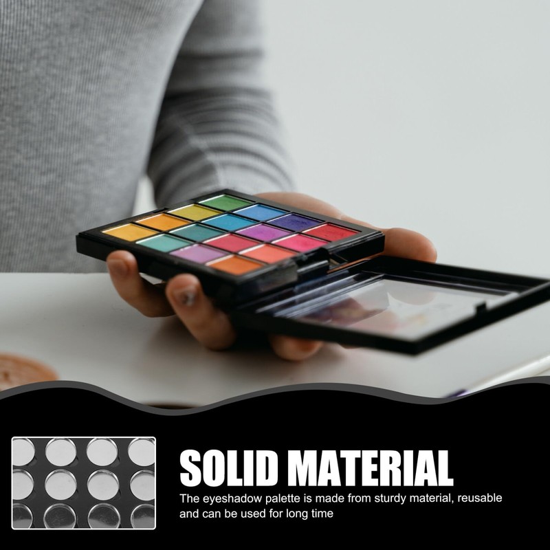 minkissy Cosmetics Palettes 1 Set Plastic Magnetic Tool Travel Eyeshadow