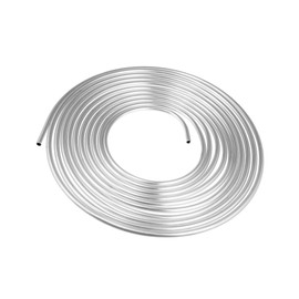 TUCKBOLD 5/16" Car Brake Line Tubing 25ft Tubing Coil for Hydraulic Braking Systems and Transmission System Silver Tone Automotive Parts