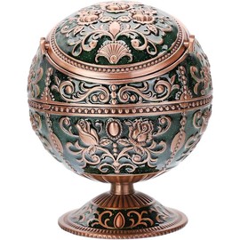 Windproof Odor Eliminator for Indoor outdoor Hand Stamped Rose Pattern with Sparkle Fancy Gift for Men Women(Dark Purple-Red Copper) Freshener Scented Scent Aroma Perfume Fragrance - Color: Jasper -Red Copper