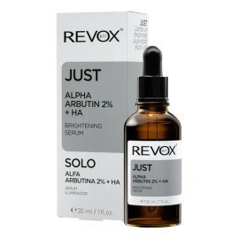 Revox B77 Suero Facial · Alfa Arbutina 2% + Ha · Iluminador