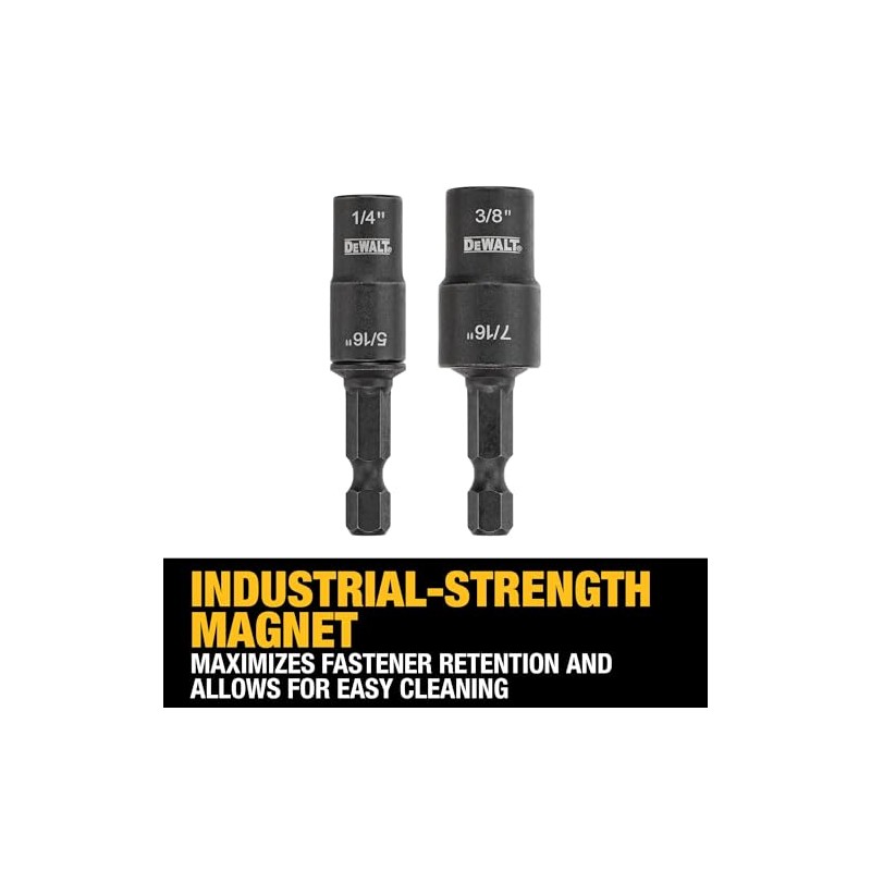 DEWALT Nut Driver Set, Double Ended, 2-Piece (DWADEND-2)