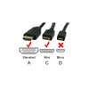 AKORD HDMI Mini to HDMI Male 1.8m Cable - Black