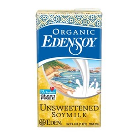 Eden Soymilk Unsweetened Organic, 32-ounces (Pack of6)