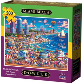 Dowdle Jigsaw Puzzle - Miami Beach - 500 Piece