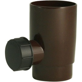 MARLEY Rain collector with overflow stop DN 53, brown