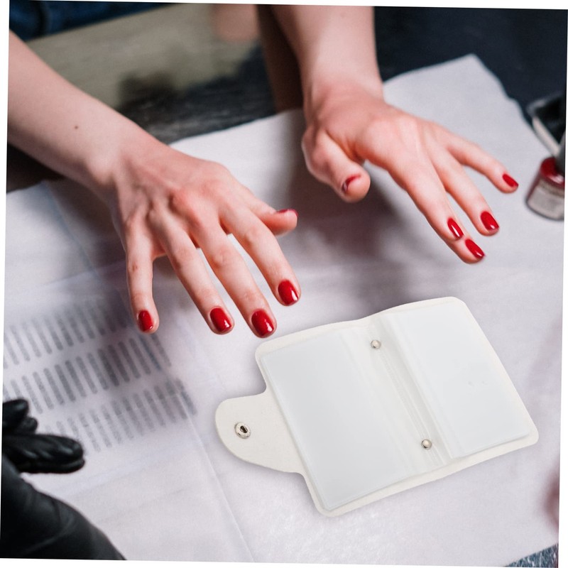 IWOWHERO Nail Art Stamping Plate Bag Manicure Press Nails Organizer