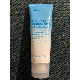 Bliss Fabulous Makeup Melt Gel-to-Oil Cleanser Anti-Aging Unisex 4.2 SEALED NWOB
