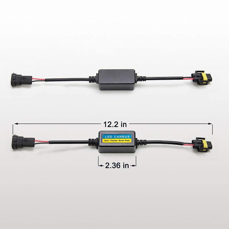 H8/H9/H11 LED Anti Flicker Capacitor Error Code Computer Warning Canceller