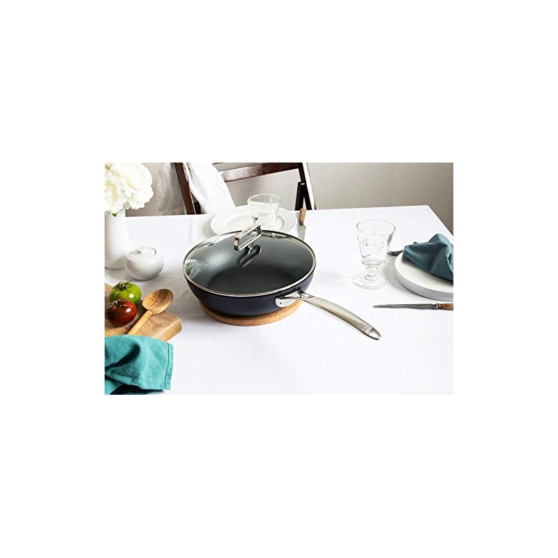 Cristel Castel'Pro Domed Glass Lids With Fixed Stainless Handle (9.5")