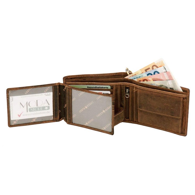 'Wallet G1796 Bike Wallet with license Slot and Chain horizontal
