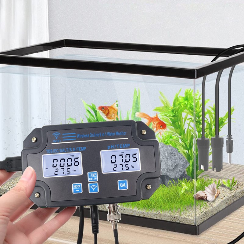 DANOPLUS Smart Water Quality Tester, 24 hrs Wireless App Monitoring