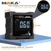 MAKA Digital Inclinometer, Accuracy from 0.1° to 0.2°, Magnets on