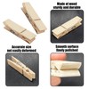 18 Wooden Clips, Home Accessories, Multi-Function Clips, Food Bag Sealing