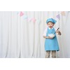 REP Kids Apron, Deer, Light Blue, Estimated Height 39.4 -