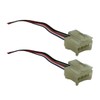 Pair of Rear Tail Light Prewired Connector Plugs For Fiat