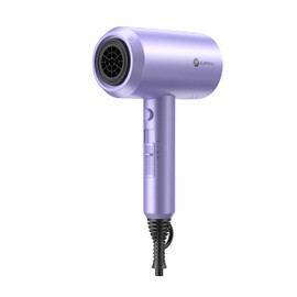 Slopehill Professional Ionic Hair Dryer, Powerful 1800W Fast Drying Low Noise Blow Dryer with 2 Concentrator Nozzle 1 Diffuser Attachments for Home Salon Travel (Lavender)