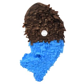 Mermaid Pinatas for Girls Birthdays - 18 in x 9 in x 5 in Party Game, Decoration, Table Centerpiece, Photo Prop and Room Decor with Hanger and Fill Door on Under the Sea Theme