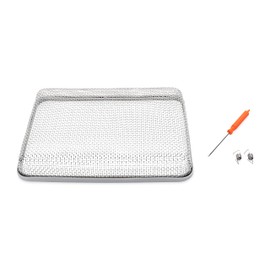 Camco Flying Insect Screen with Installation Tool - WH 600 , Durable Stainless Steel Mesh, Fits Suburban 10, 12, and 16 Gallon Water Heater Vents (42146),9.75" X 7.4" X 1.3, silver