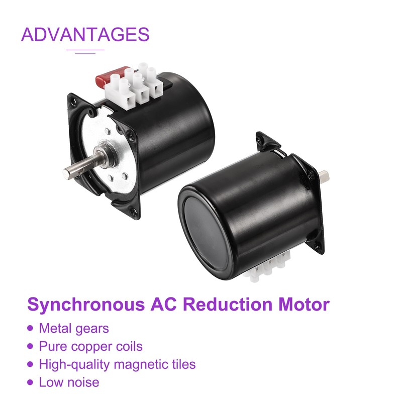 DMiotech Synchronous AC Reduction Motor 60KTYZ AC110V 20RPM Ac Motor