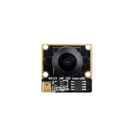 Waveshare IMX335 5MP USB Camera (B), Compatible with Raspberry Pi 5 and Jetson Orin Kit, 2K Video Recording, Better Sensitivity in Low-Light Condition, Fixed Focus Wide Dynamic Range