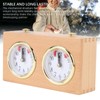 Chess Clock Professional, Retro Wooden Chess Timer, Portable Chess Clock