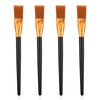 4 Pcs Acrylic Paint Brushes 1 Inch Flat Paint Brushes