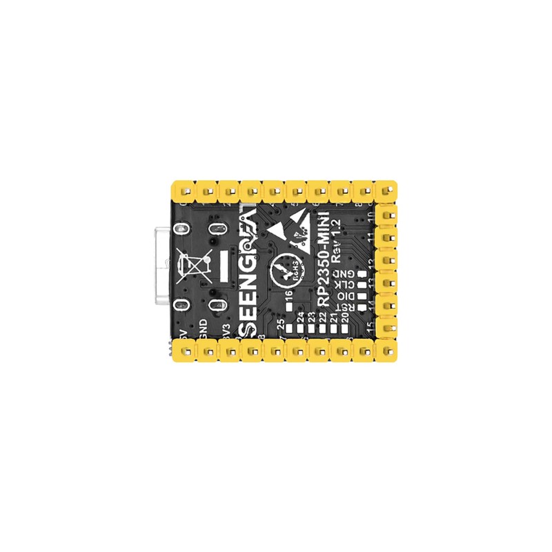 RP2350-MINI Development Board with Pi RP2350A Dual-Core Dual-Architecture Microcontroller, Compact