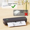 Portable Thermal Printer, Wireless Bluetooth Printer Support US Letter/A4/A5/4in/3in/2in Thermal