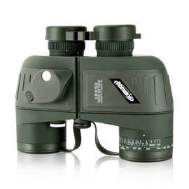 AOMEKIE 10X50 Marine Binoculars Waterproof with Rangefinder Compass for Hunting Boating