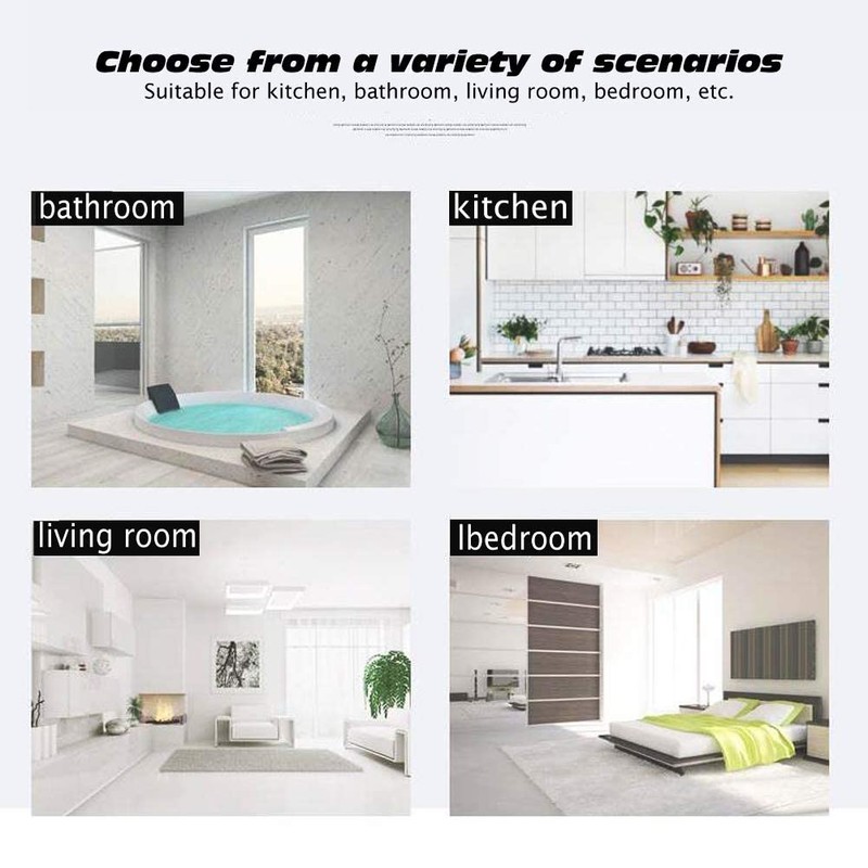 Smallboutique Black Aluminum Utensil Holder Rack, Wall Mounted Hanging Rack