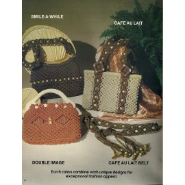 Plaid Enterprises Beaded Handbag & Belt Patterns - Craft Books:#7499 Macrame Purse Boutique